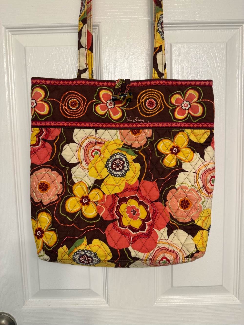 Vera Bradley Buttercup Toggle Tote Bag